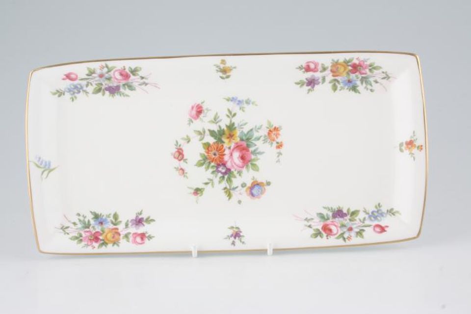 Minton Marlow - Fluted and Straight Edge Sandwich Tray Not Fluted 11 1/4"