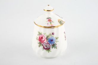 Minton Marlow - Fluted and Straight Edge Mustard Pot + Lid