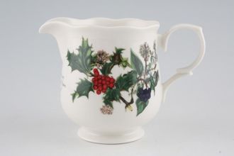 Portmeirion The Holly and The Ivy Milk Jug Wavy rim 1/2pt