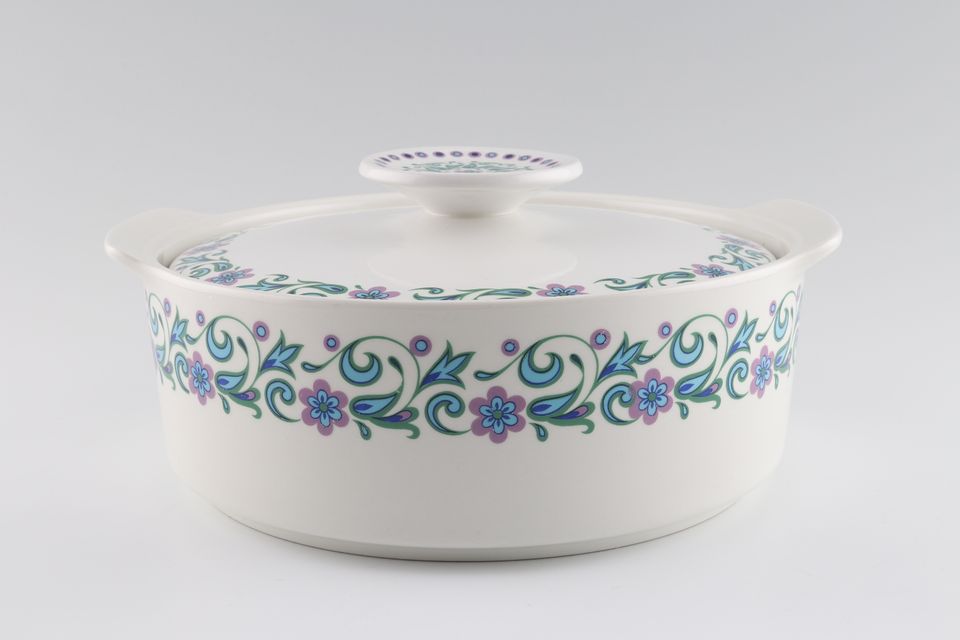 Meakin Mandalay Vegetable Tureen with Lid patterned lid