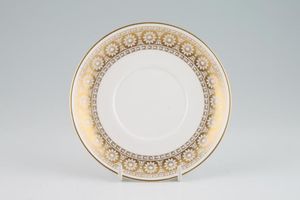 Wedgwood Marguerite - White + Gold Coffee Saucer