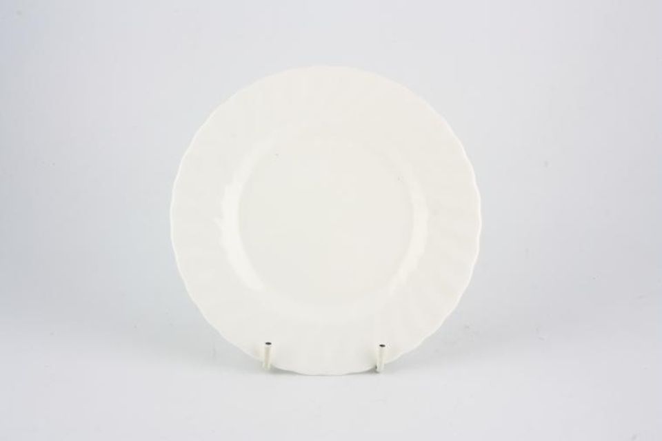 Minton White Fife Tea / Side Plate No Backstamp 6 1/4"