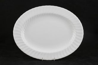 Minton White Fife Oval Platter 13 1/2"