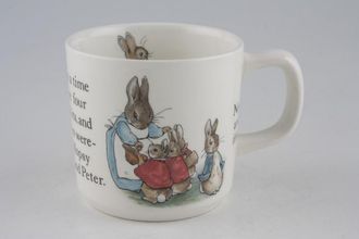 Wedgwood Peter Rabbit - Original Mug Once upon a time.Rabbit inside. 3" x 2 3/4"