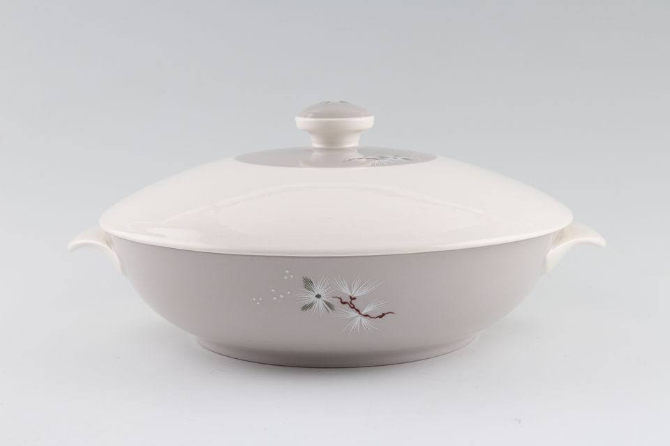 Royal Doulton Frost Pine - D6450 Vegetable Tureen with Lid eared