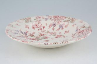 Johnson Brothers Rose Chintz - Pink Rimmed Bowl 8 1/2"