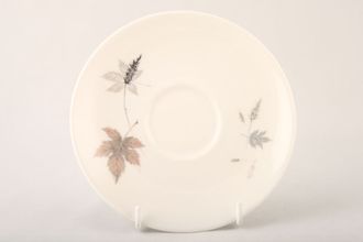 Royal Doulton Tumbling Leaves - T.C.1004 Tea Saucer Earliest saucers are a flatter style - also for soup cup saucers 6 1/8"