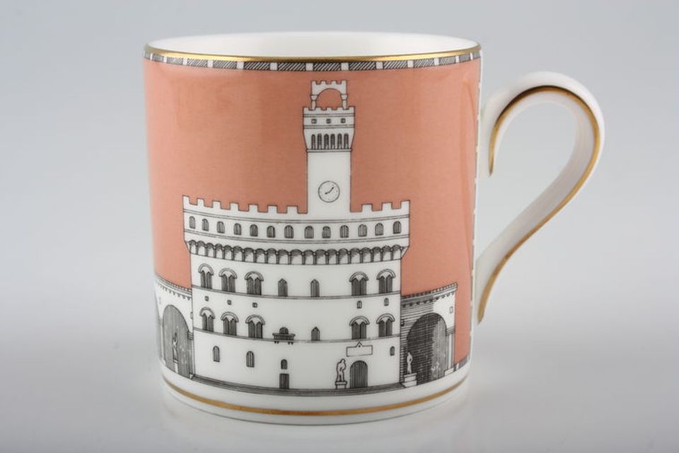 Wedgwood Grand Tour Collection Coffee/Espresso Can Palazzo Vecchio 2 1/4" x 2 1/4"