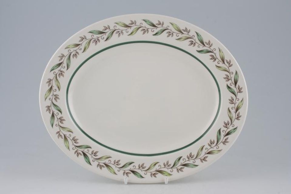 Royal Doulton Almond Willow - D6373 Oval Plate 11"