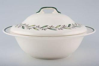 Royal Doulton Almond Willow - D6373 Vegetable Tureen with Lid no handles, same lids as tureen with 2 handles