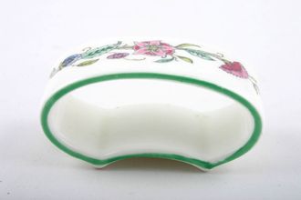 Sell Minton Haddon Hall - Green Edge Napkin Ring Green line on one end