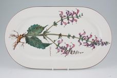 Villeroy & Boch Botanica - Brown or Black Backstamp Oblong Platter 15 1/4" thumb 1