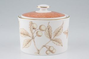 Wedgwood Frances - Peach Sugar Bowl - Lidded (Tea)