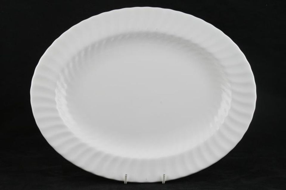 Minton White Fife Oval Platter 16 1/4"