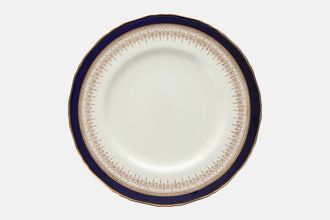 Royal Worcester Regency - Blue - Cream China Dinner Plate 10 3/4"