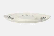Wedgwood Green Leaf - Queens Shape - Older Sauce Boat Stand thumb 2