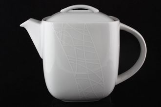 Sell Royal Worcester Jamie Oliver - White Embossed Teapot tasty brewer 2 1/2pt