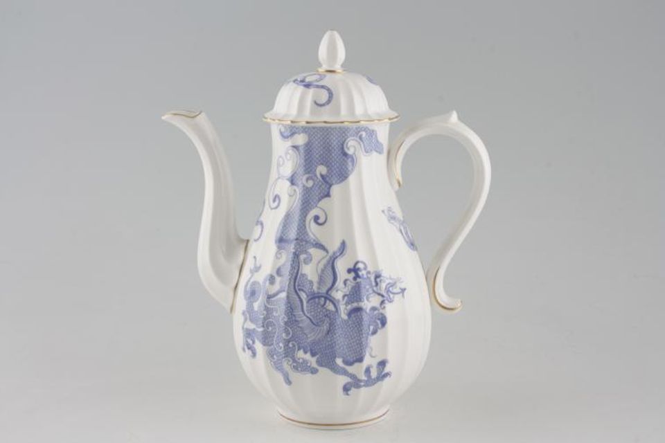 Royal Worcester Blue Dragon - New Backstamp Coffee Pot 1 1/2pt