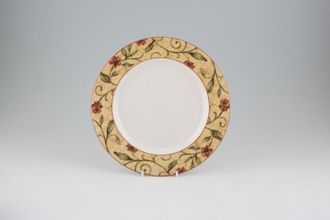 Royal Doulton Cinnabar - T.C.1217 Breakfast / Lunch Plate rim has flower pattern only, no diamond shapes 9"