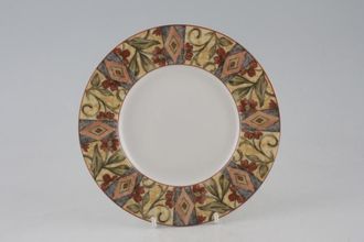 Sell Royal Doulton Cinnabar - T.C.1217 Tea / Side Plate Rim has diamond and flower pattern 6 7/8"