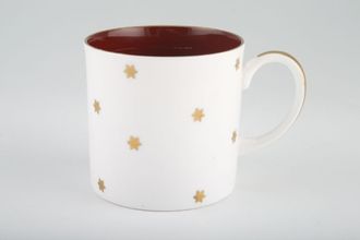 Susie Cooper Gold Stars - Signed Coffee/Espresso Can Rust 2 5/8" x 2 5/8"