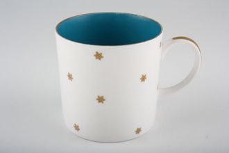 Sell Susie Cooper Gold Stars - Signed Coffee/Espresso Can Turquoise 2 5/8" x 2 5/8"