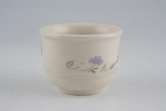 Poole Springtime Egg Cup Pattern not continuous on outside