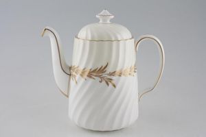 Minton Golden Symphony - Cream + White - H4919 Coffee Pot
