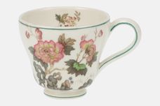 Wedgwood Eastern Flowers - Green Edge Coffee Cup 2 3/4" x 2 1/2" thumb 1