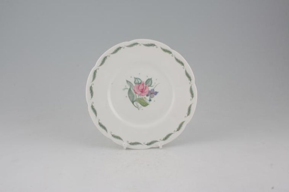Susie Cooper Fragrance - Signed In Green Tea / Side Plate Fluted 6 1/2"