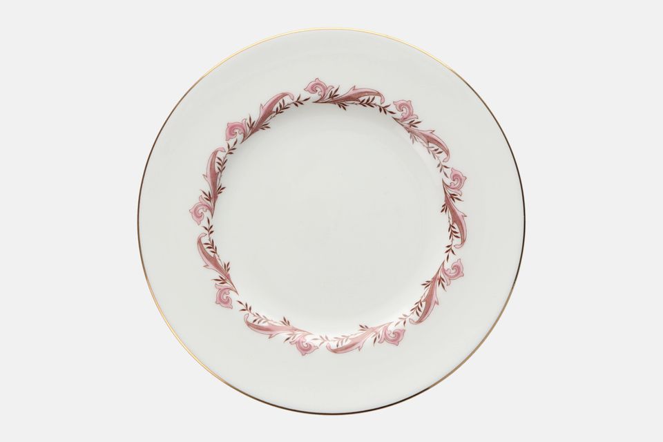 Minton Laurentian - S659 - Pink + Red Salad/Dessert Plate 7 3/4"