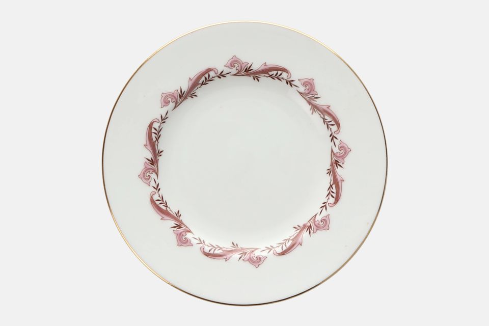 Minton Laurentian - S659 - Pink + Red Tea / Side Plate 6 1/4"