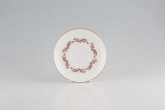 Sell Minton Laurentian - S659 - Pink + Red Coffee Saucer 5"