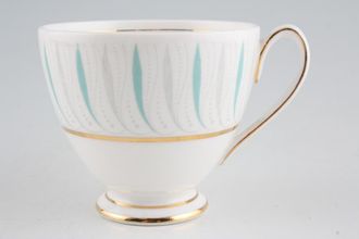 Queen Anne Caprice - Turquoise Teacup 3 1/4" x 3"