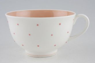 Sell Susie Cooper Raised Spot - Salmon Pink Teacup 3 3/4" x 2 1/4"