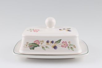 BHS Victorian Rose Butter Dish + Lid
