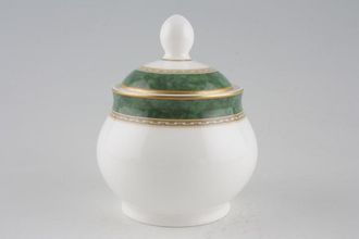 Royal Doulton Green Marble Sugar Bowl - Lidded (Tea) St Andrews BS