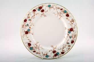 Minton Ancestral - S376 Dinner Plate Plain Rim - Stronger pattern colour 10 1/2"
