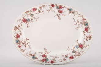 Minton Ancestral - S376 Oval Plate 10 1/2"