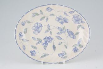 BHS Bristol Blue Sauce Boat Stand or Pickle Dish
