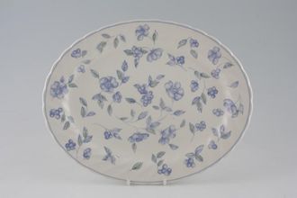 BHS Bristol Blue Oval Platter 12 1/4"