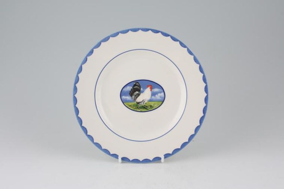 Burleigh Animal Farm Tea / Side Plate Cockerel 6 7/8"