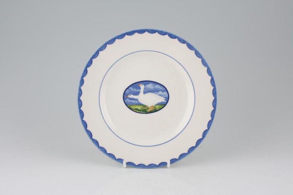 Burleigh Animal Farm Tea / Side Plate Geese 6 7/8"