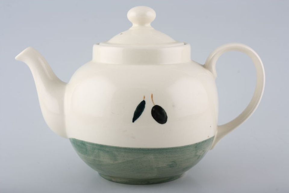 Poole Fresco - Green Teapot Shades may vary 1 1/2pt