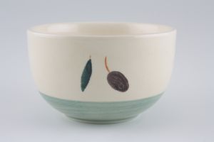 Poole Fresco - Green Sugar Bowl - Open (Tea)