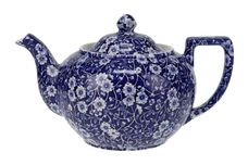 Burleigh Blue Calico Teapot Large 800ml thumb 1