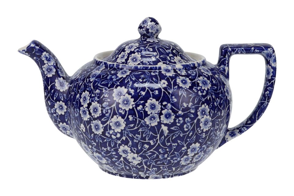 Burleigh Blue Calico Teapot Large 800ml