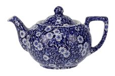 Burleigh Blue Calico Teapot Small 400ml thumb 1