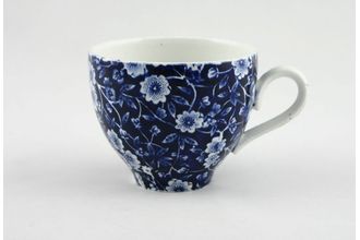 Sell Burleigh Blue Calico Teacup White handle 3 1/4" x 2 3/4"