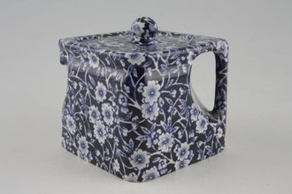 Burleigh Blue Calico Teapot Square 1/2pt